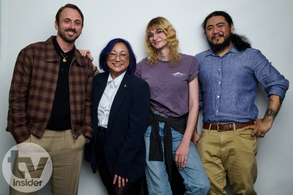 The cast of 'Jujutsu Kaisen': Adam McArthur, Anne Yatco, Kayleigh McKee, and Kaiji Tang