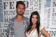 Kourtney Kardashian and Scott Disick attends Women's Health Hosts Hamptons 'Party Under The Stars' for RUN10 FEED10 at Bridgehampton Tennis and Surf Club