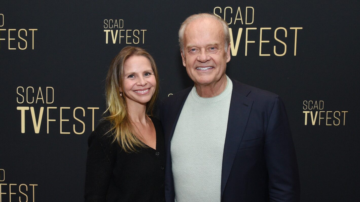 Kayte Walsh and Kelsey Grammer attend Press Junket:
