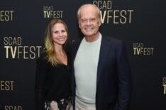 Kayte Walsh and Kelsey Grammer attend Press Junket: 'Frasier' during day two of the 12th SCAD TVfest