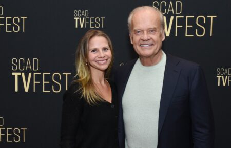 Kayte Walsh and Kelsey Grammer attend Press Junket: