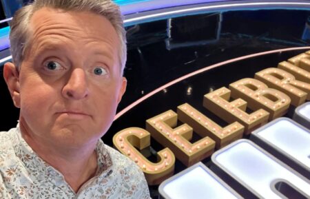 Ken Jennings on set of