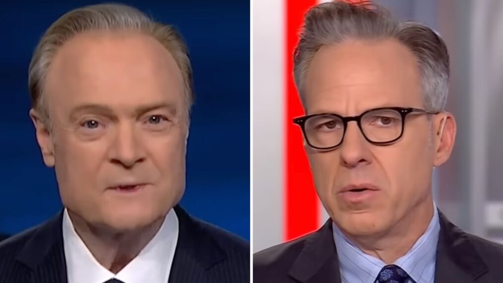 Lawrence O'Donnell and Jake Tapper
