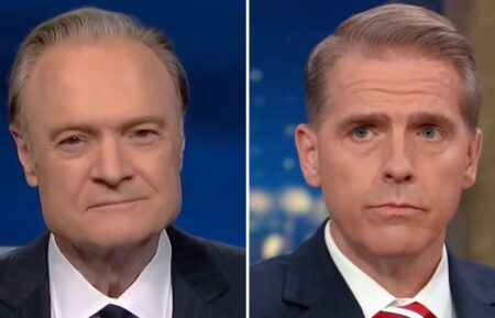 Lawrence O'Donnell and Scott Jennings.