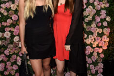 Olivia Giannulli (L) and Bella Giannulli at Max Mara Celebrates Zoey Deutch - The 2017 Women In Film Max Mara Face of the Future at Chateau Marmont