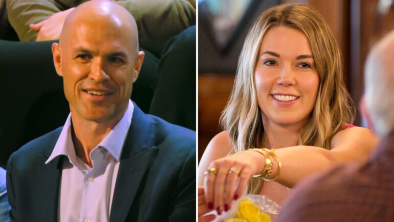 Paul Wegman with Megan Walerius on 'Love Is Blind' Season 9