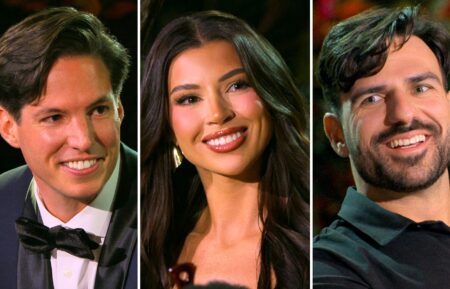 Jordan Keltner, Ali Lima, and Anton Yarosh at the 'Love Is Blind' Season 9 reunion