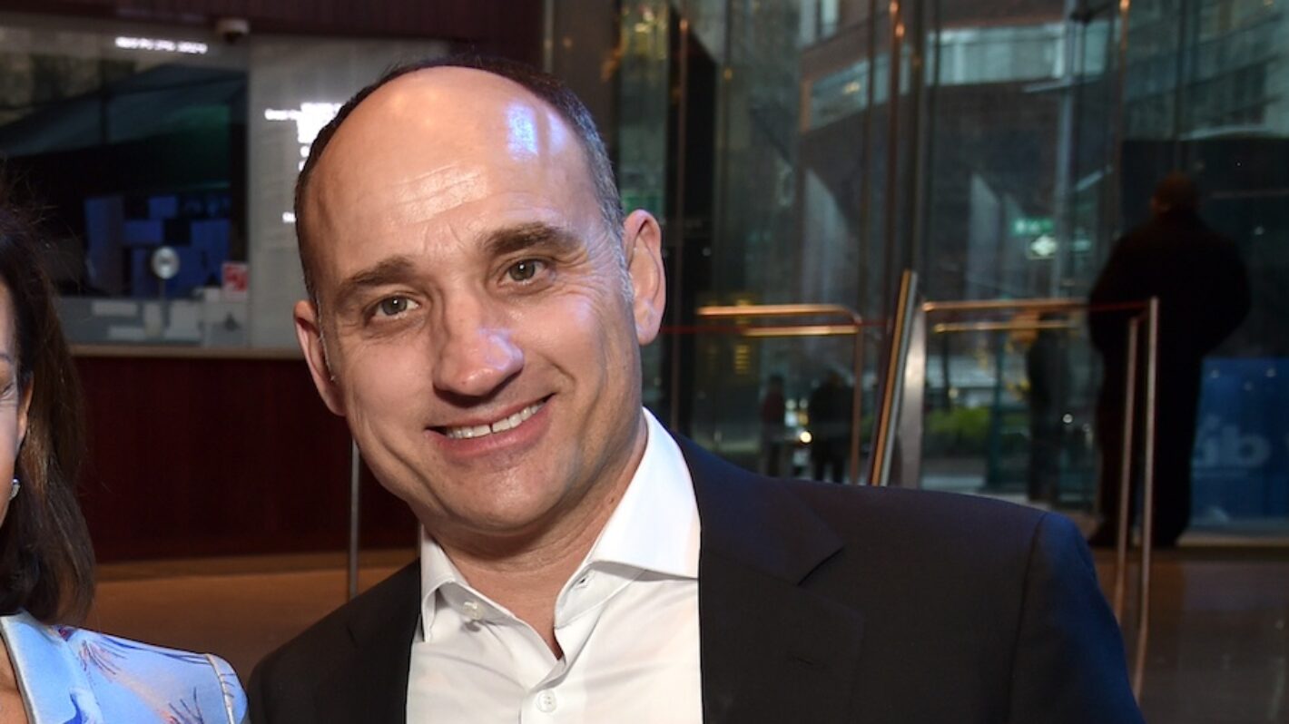 Monte Durham, Hilary Farr, and David Visentin attend the Discovery Upfront 2018 at the Alice Tully Hall