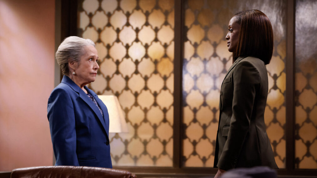 Kathy Bates and Skye P. Marshall in 'Matlock' Season 2 Episode 2, 'Another Matlock'