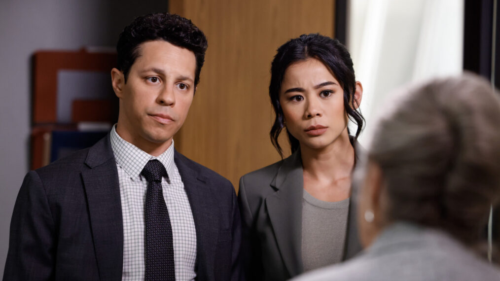 David Del Rio and Leah Lewis in 'Matlock' Season 2