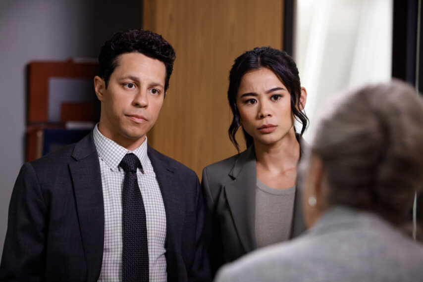 David Del Rio and Leah Lewis in 'Matlock' Season 2