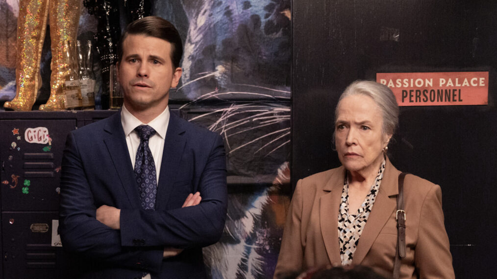 Jason Ritter and Kathy Bates in 'Matlock' Season 2 Episode 5, 'Mousetrap'