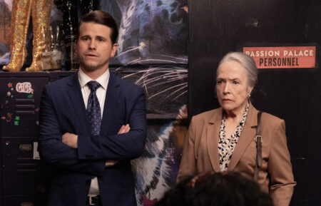 Jason Ritter and Kathy Bates in 'Matlock' Season 2 Episode 5, 'Mousetrap'