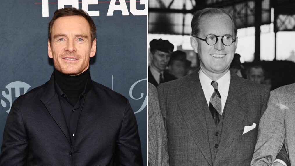 Michael Fassbender at 'The Agency' premiere; Joe Kennedy Sr. in 1937