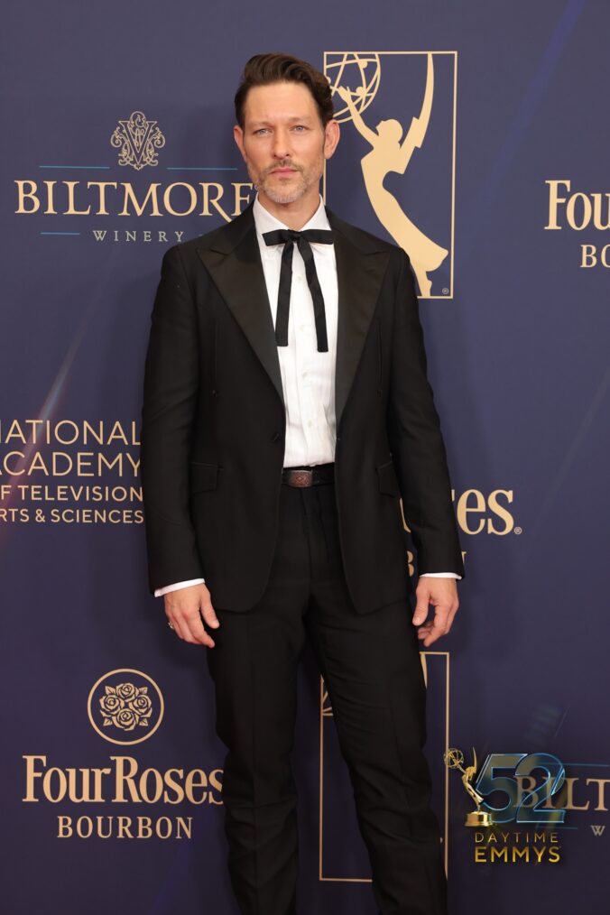 Michael Graziadei at the 2025 Daytime Emmys on October 17