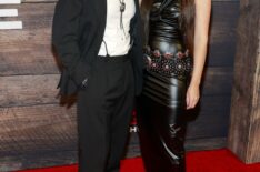 Michael Provost and Shelby Parks attend the '9-1-1: Nashville' Premiere Event at PROOF Rooftop at W Nashville on October 07, 2025 in Nashville, Tennessee.