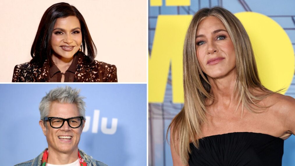 Mindy Kaling, Jennifer Aniston, Johnny Knoxville