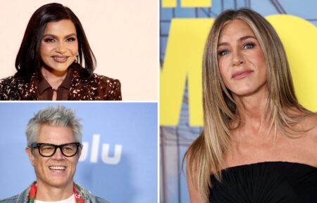Mindy Kaling, Jennifer Aniston, Johnny Knoxville