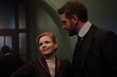 Eliza Scarlet (Kate Phillips), Alexander Blake (Tom Durant Pritchard) in 'Miss Scarlet' Season 6