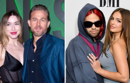 Morgana McNelis and Charlie Hunnam attend the Netflix's 