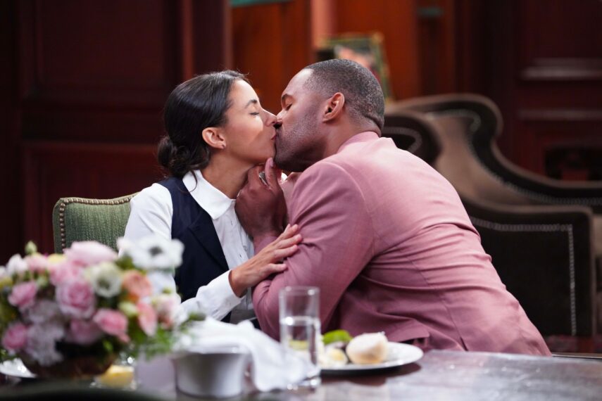 Murielle Hilaire, Lawrence Saint Victor on 'The Young and the Restless'