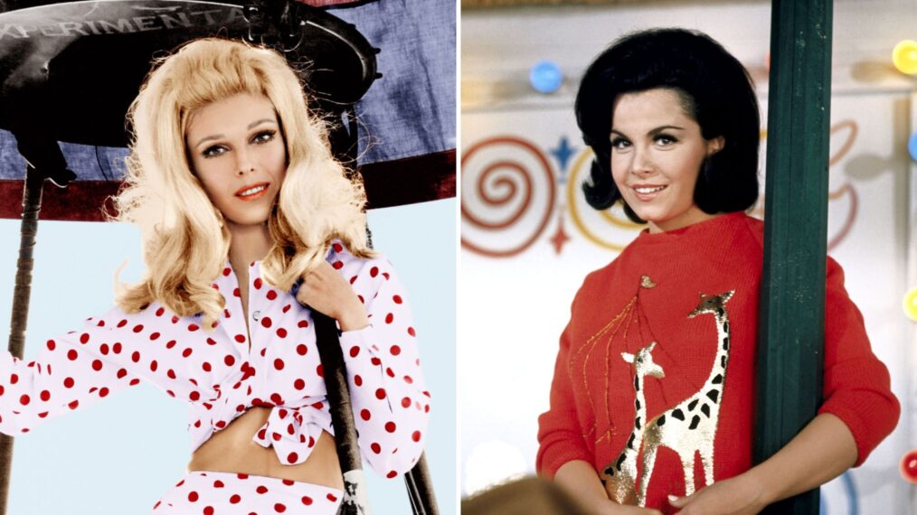 Nancy Sinatra and Annette Funicello