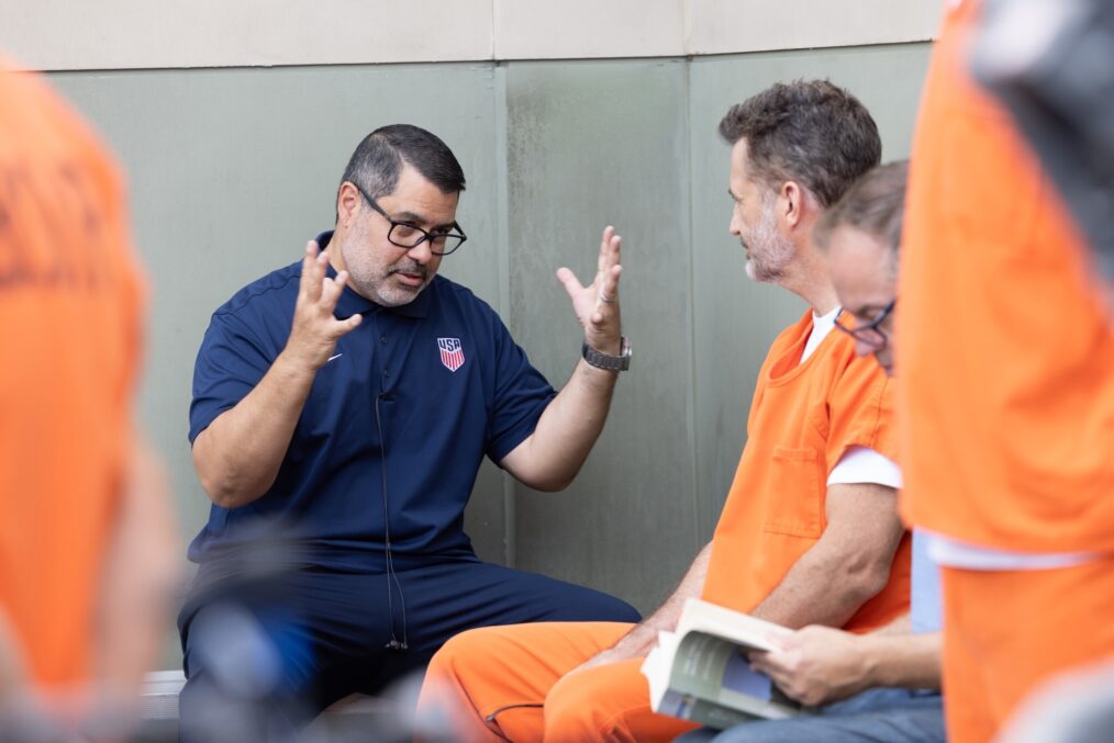 Director Jose Clemente Hernandez and Michael Lowry — 'NCIS' Season 23 Episode 5