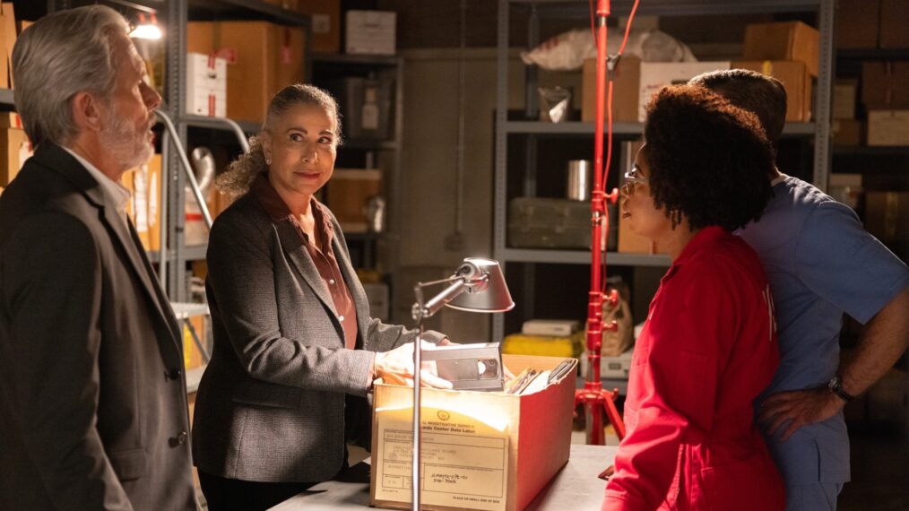 Gary Cole as Aiden Parker, Roma Maffia as Vera Strickland and Diona Reasonover as Forensic Scientist Kasie Hines — 'NCIS' Season 23 Episode 5