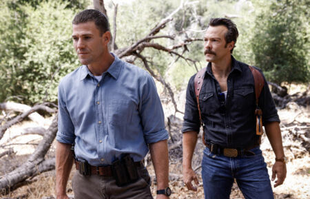 Austin Stowell as Leroy Jethro Gibbs and Kyle Schmid as Mike Franks — 'NCIS: Origins' Season 2 Premiere 