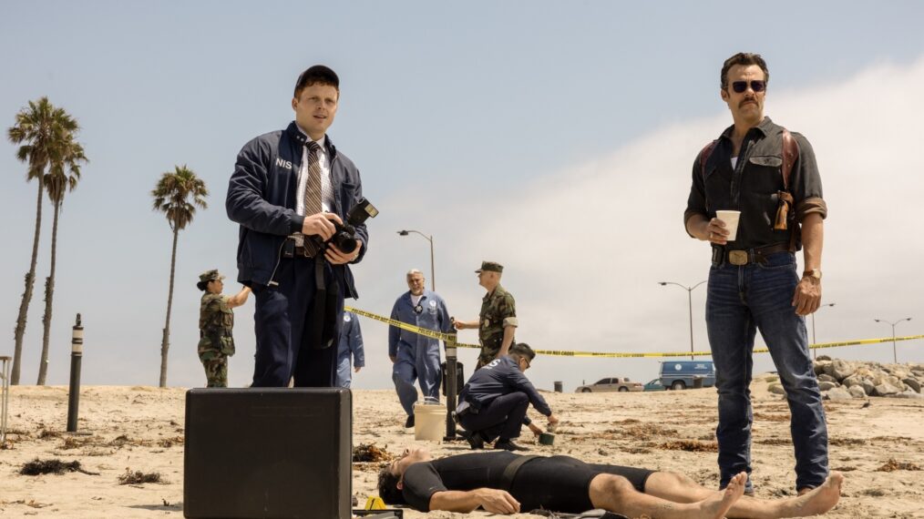 Caleb Foote as Bernard “Randy” Randolf and Kyle Schmid as Mike Franks — 'NCIS: Origins' Season 2 Episode 2 