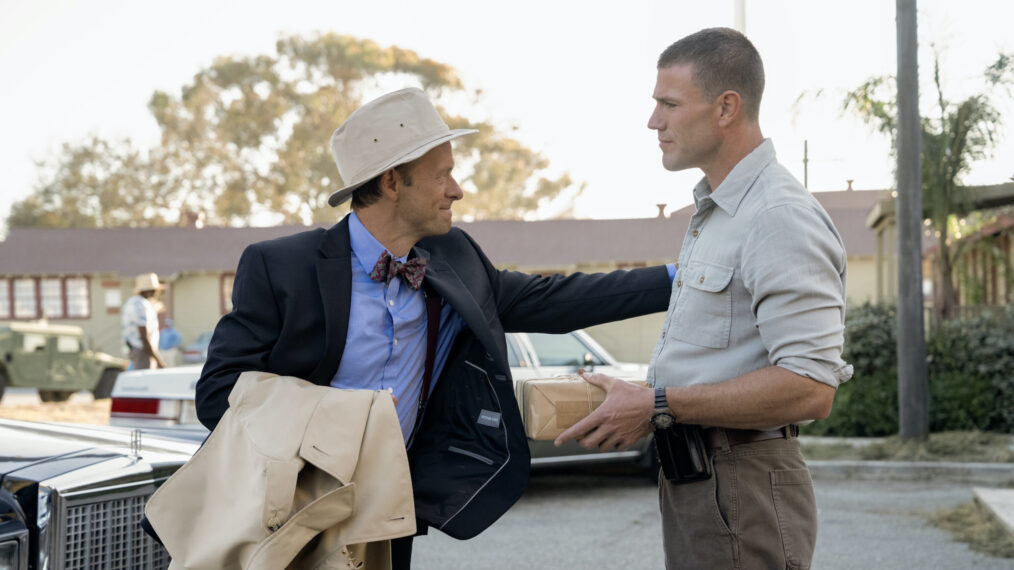 Adam Campbell as Dr. Donald “Ducky” Mallard and Austin Stowell as Leroy Jethro Gibbs — 'NCIS: Origins' Season 2 Episode 3 'The Edge'
