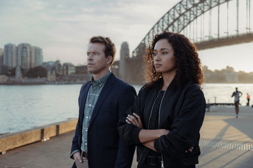 Todd Lasance as AFP Liaison Officer Sergeant Jim 'JD' Dempsey and Olivia Swann as NCIS Special Agent Captain Michelle Mackey — 'NCIS: Sydney' Season 3 Episode 2 
