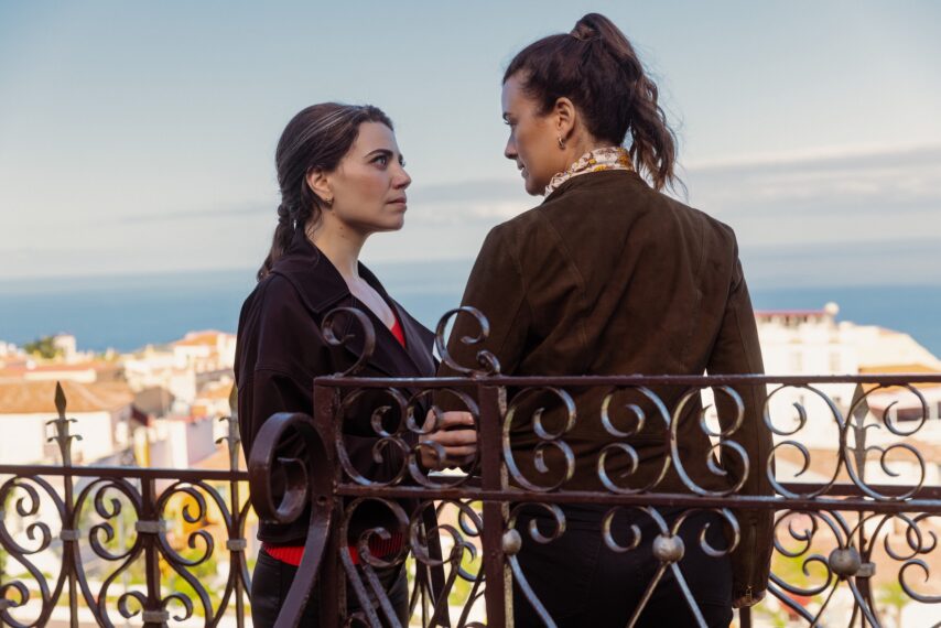 Nassima Benchicou as Martine and Cote De Pablo as Ziva David — 'NCIS: Tony & Ziva' Season 1 Episode 9 