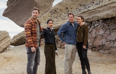 Max Osinski as Boris, Amita Suman as Claudette, Michael Weatherly as Tony Dinozzo and Cote De Pablo as Ziva David — 'NCIS: Tony & Ziva' Season 1 Episode 9