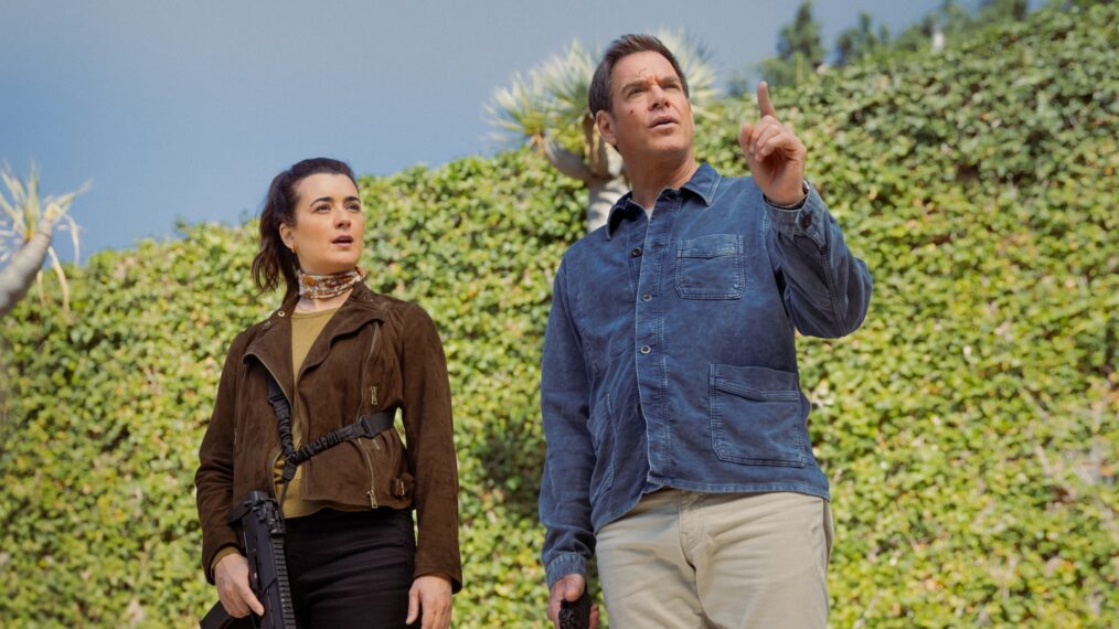 Cote De Pablo as Ziva David and Michael Weatherly as Tony Dinozzo — 'NCIS: Tony & Ziva' Season 1 Finale 
