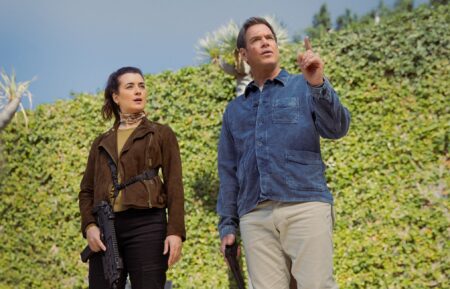 Cote De Pablo as Ziva David and Michael Weatherly as Tony Dinozzo — 'NCIS: Tony & Ziva' Season 1 Finale 