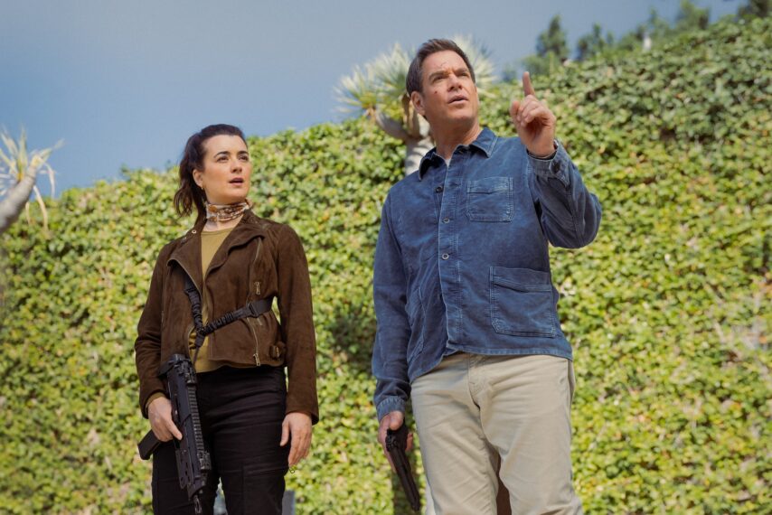 Cote De Pablo as Ziva David and Michael Weatherly as Tony Dinozzo — 'NCIS: Tony & Ziva' Season 1 Finale "Full Circle"