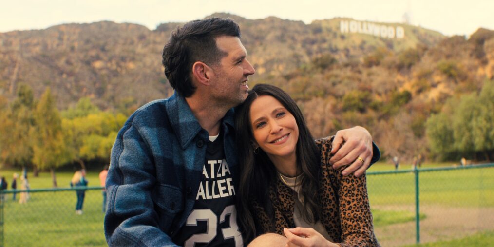 Timothy Simons as Sasha, Jackie Tohn as Esther in 'Nobody Wants This' Season 2