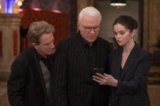 Martin Short, Steve Martin, and Selena Gomez in 'Only Murders in the Building' Season 5 finale