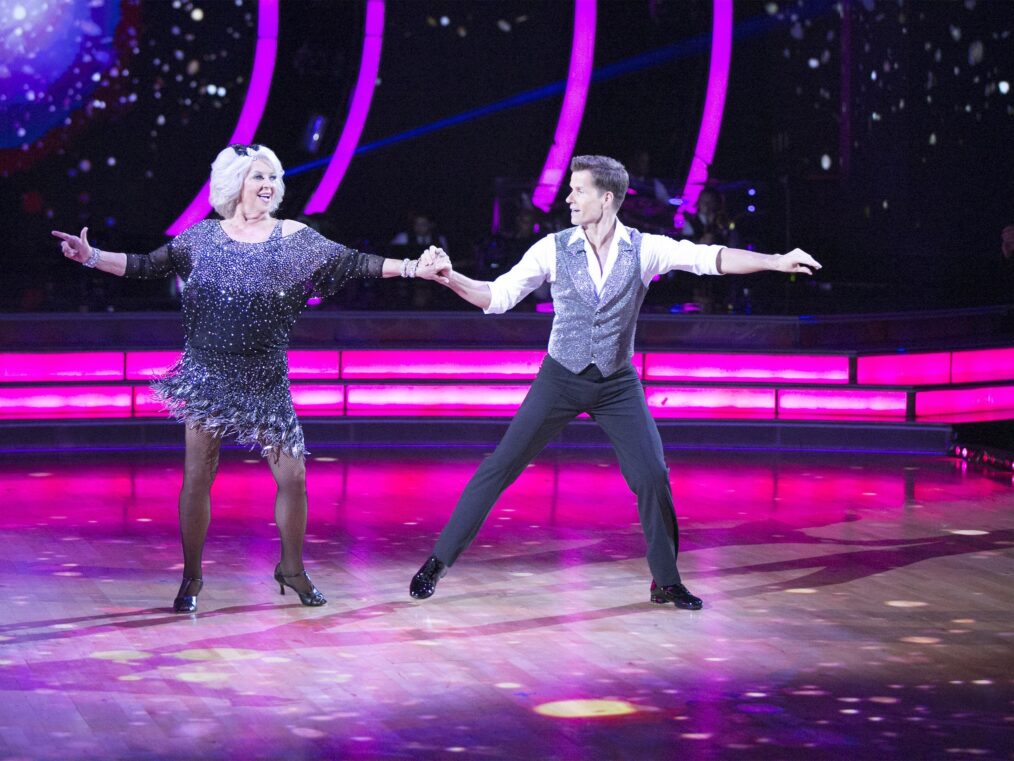 Paula Deen and Louis Van Amstel competing on Season 21 of 'Dancing With the Stars'