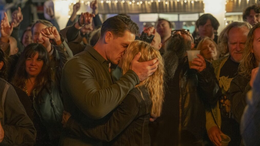 John Cena and Jennifer Holland in 'Peacemaker' Season 2