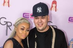 Rob Kardashian and Blac Chyna arrive at her Blac Chyna Birthday Celebration And Unveiling Of Her 'Chymoji' Emoji Collection