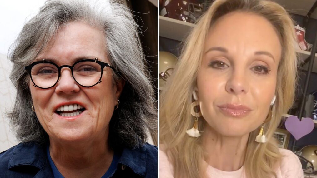 Rosie O'Donnell and Elisabeth Hasselbeck