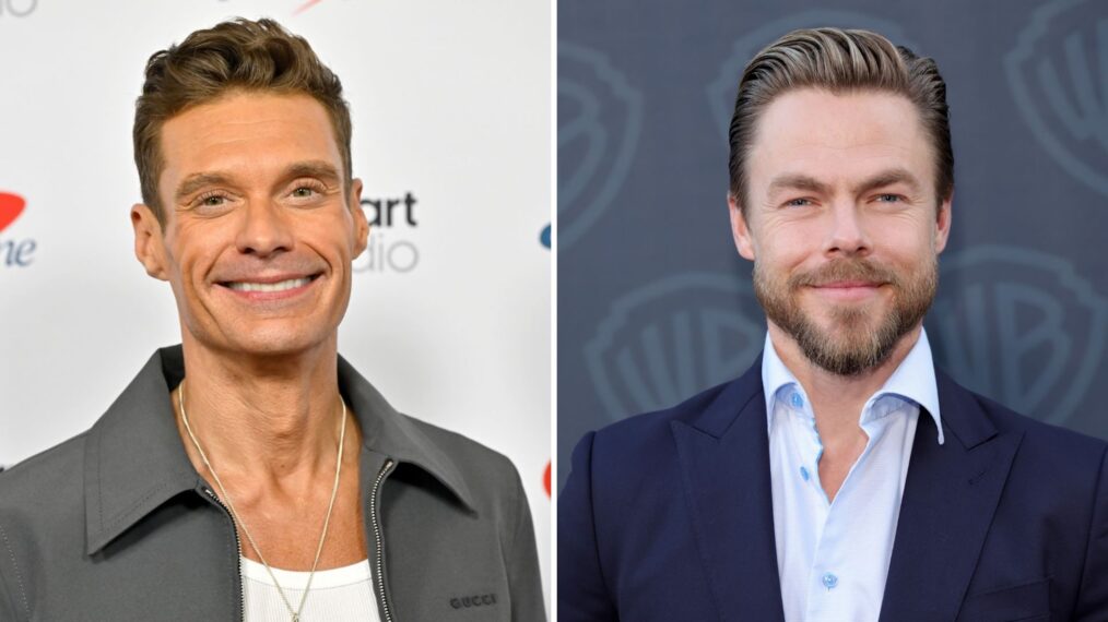 Ryan Seacrest and Derek Hough