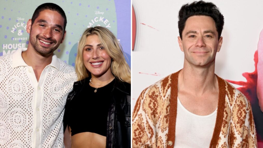 Alan Bersten and Emma Slater attend Disney's Mickey & Friends House of Mouse at NYA WEST, Sasha Farber attends the Premiere of Universal Pictures' 'Love Hurts' at TCL Chinese Theatre