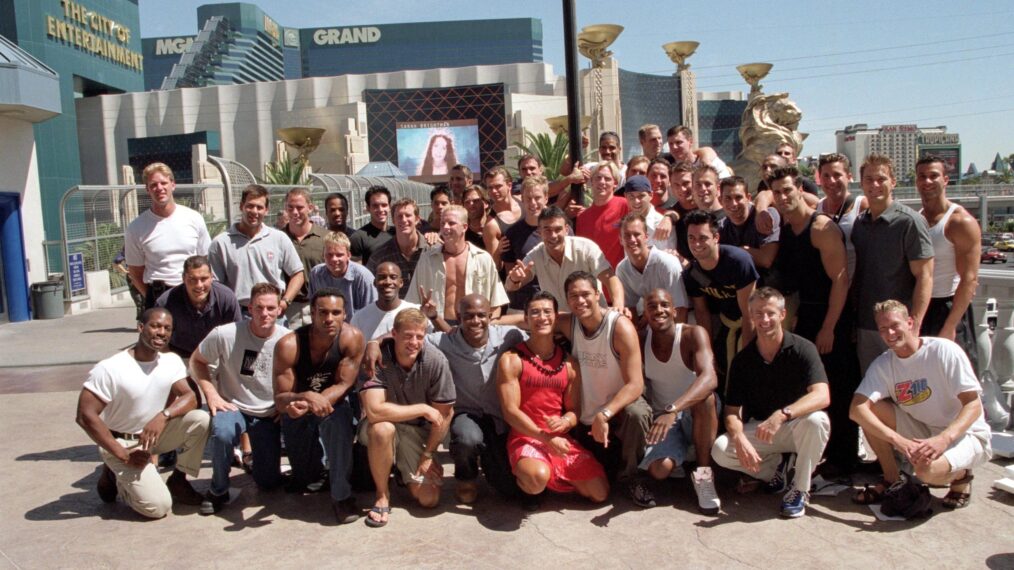 SEXIEST BACHELOR IN AMERICA PAGEANT. Fifty-one contestants gather outside the MGM Grand Hotel & Casino to compete. Airing 10/02/00. 2000