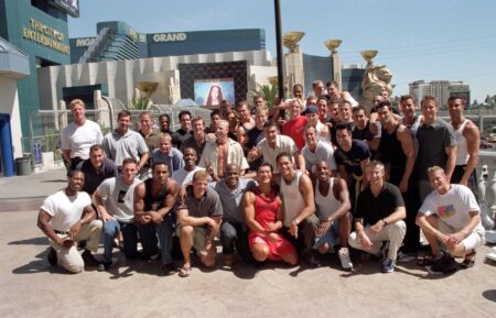 SEXIEST BACHELOR IN AMERICA PAGEANT. Fifty-one contestants gather outside the MGM Grand Hotel & Casino to compete. Airing 10/02/00. 2000