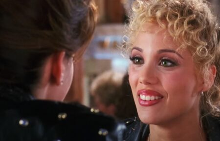 SHOWGIRLS, (clip seen in documentary YOU DON’T NOMI, 2019), from left: Gina Gershon, Elizabeth Berkley, 1995. © United Artists / Courtesy Everett Collection