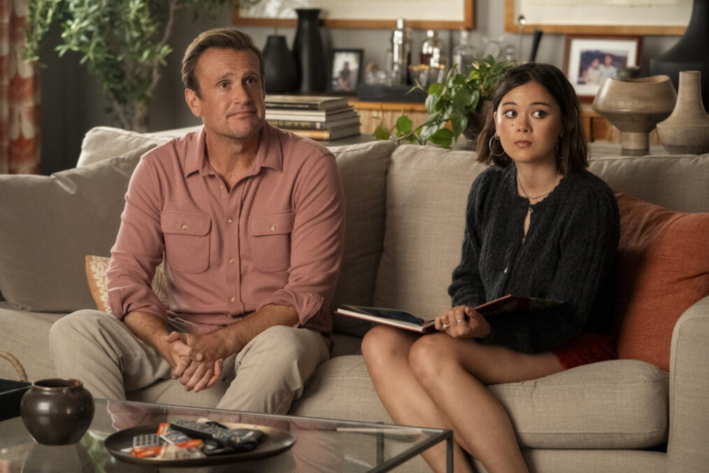 Jason Segel and Lukita Maxwell in 'Shrinking' Season 3 Episode 9