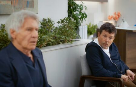 Harrison Ford and Michael J. Fox in 'Shrinking' Season 3